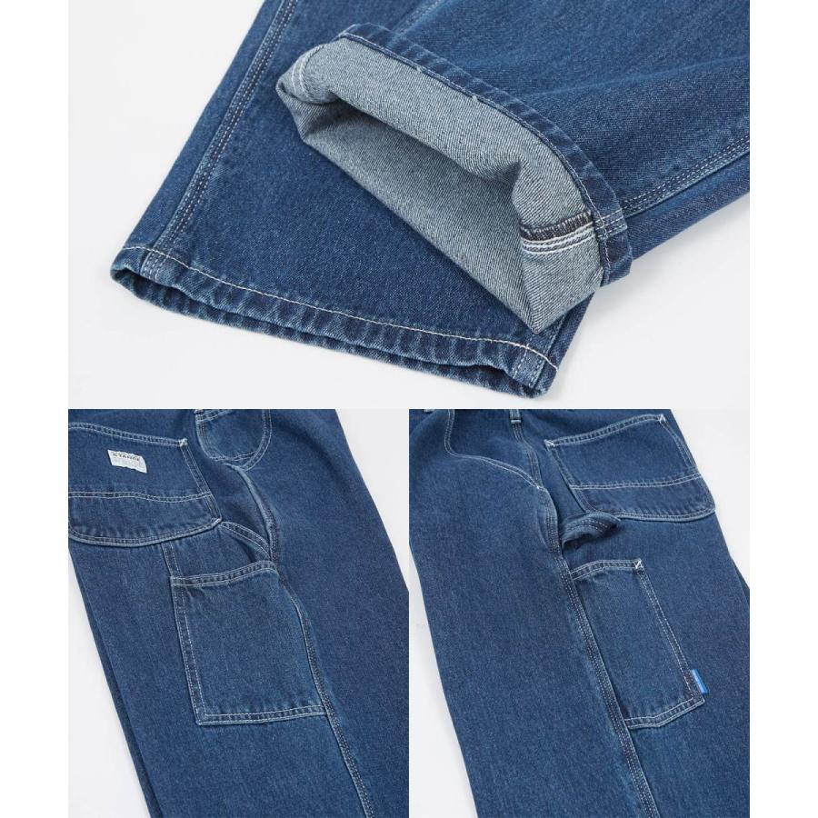 【セットアップ対応】デニムペインターパンツ メンズ ワイドパンツ バルーンシルエット ジーンズ ゆったり 大きいサイズ | improves | 19