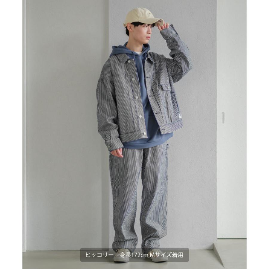 【セットアップ対応】デニムペインターパンツ メンズ ワイドパンツ バルーンシルエット ジーンズ ゆったり 大きいサイズ | improves | 07