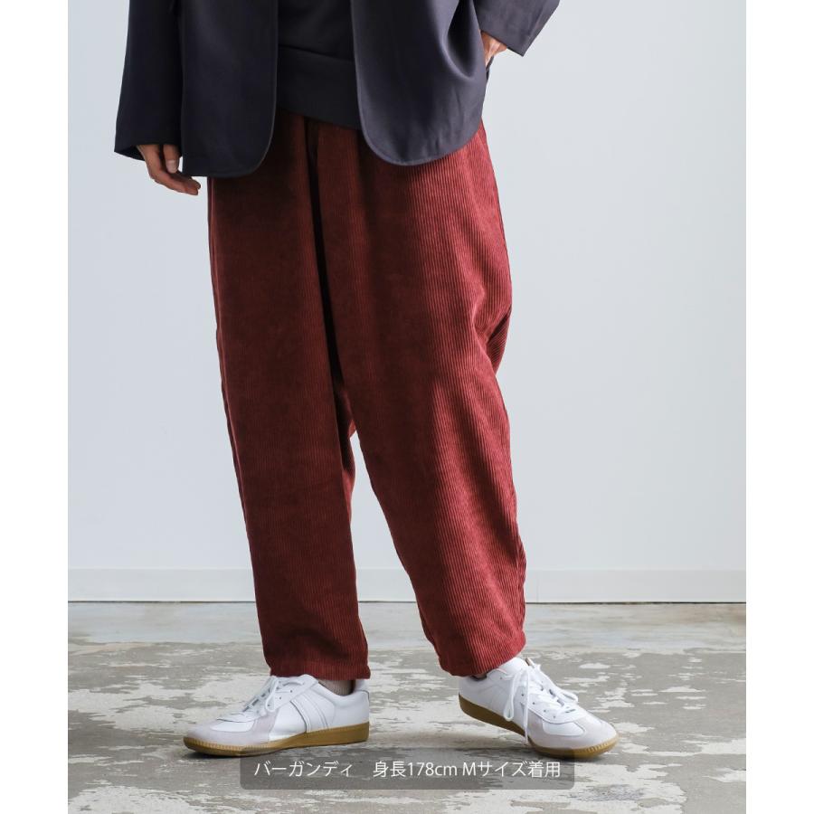 【セットアップ対応】コーデュロイバルーンパンツ メンズ コーデロイ ワイドパンツ イージーパンツ ゆったり 大きいサイズ | improves | 01