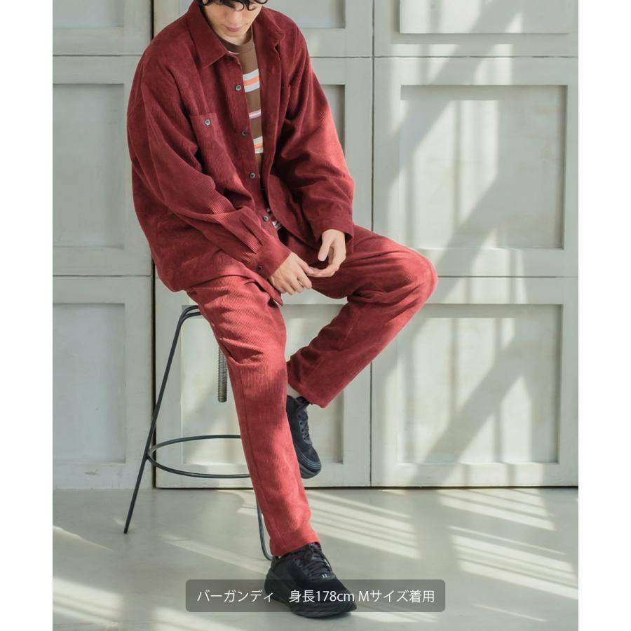 【セットアップ対応】コーデュロイシェフパンツ メンズ コーデロイ クックパンツ ワークパンツ イージーパンツ ゆったり 大きいサイズ | improves | 03