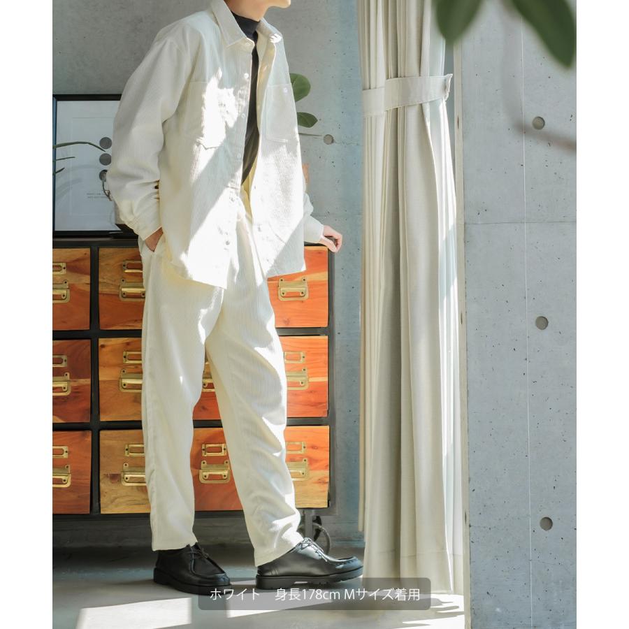 【セットアップ対応】コーデュロイシェフパンツ メンズ コーデロイ クックパンツ ワークパンツ イージーパンツ ゆったり 大きいサイズ | improves | 07