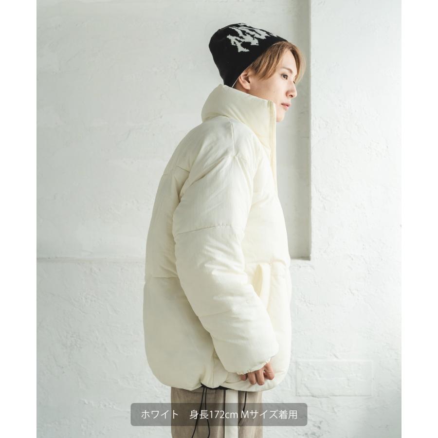 中綿スタンドダウンジャケット メンズ 撥水 コクーンシルエット 大きいサイズ ゆったり ビッグシルエット オーバーサイズ 韓国ファッション ストリート |  | 15