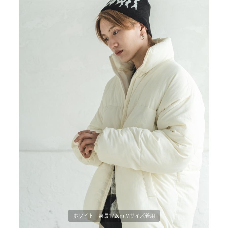 中綿スタンドダウンジャケット メンズ 撥水 コクーンシルエット 大きいサイズ ゆったり ビッグシルエット オーバーサイズ 韓国ファッション ストリート |  | 16