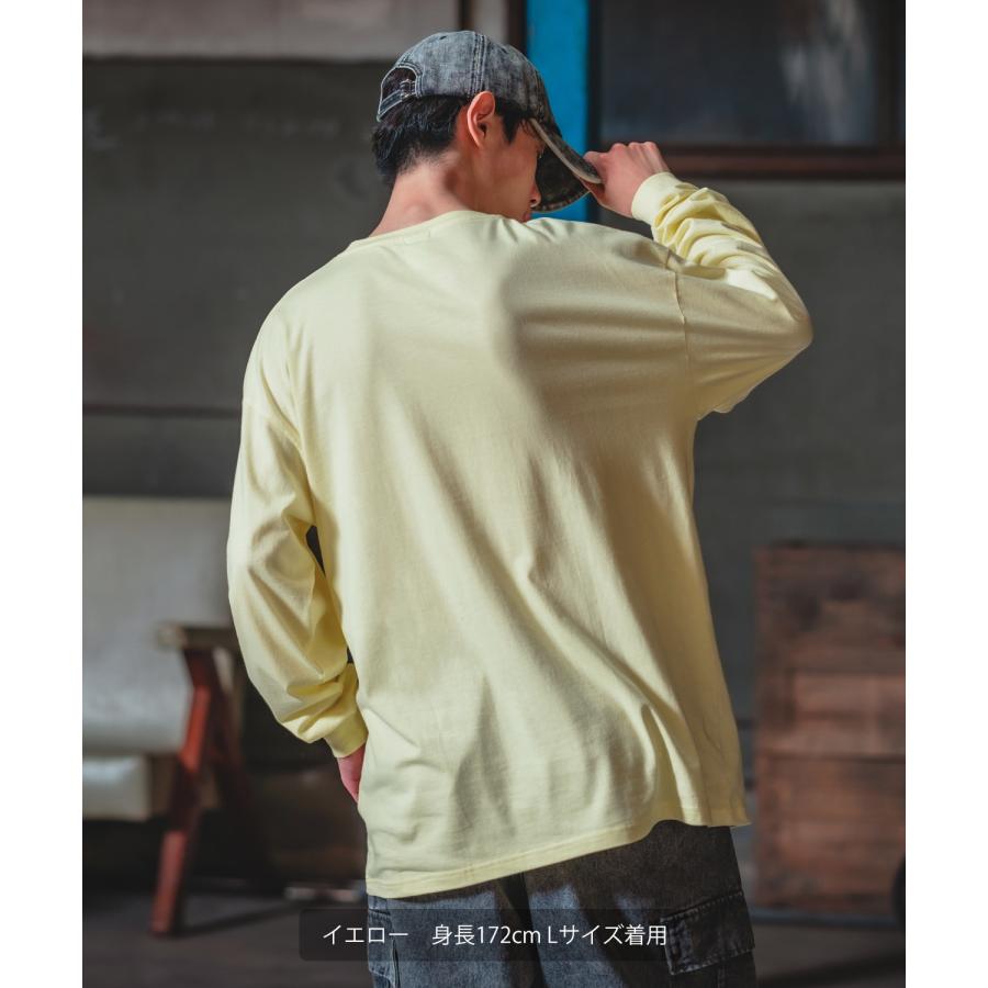 長袖Tシャツ メンズ SIDEWAY STANCE サイドウェイスタンス オリジナルプリント グラフィック ロンT クマ マスコット カレッジロゴ オーバーサイズ 大きめ | improves | 14