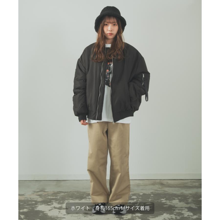 長袖Tシャツ メンズ SIDEWAY STANCE サイドウェイスタンス オリジナルプリント グラフィック ロンT クマ マスコット カレッジロゴ オーバーサイズ 大きめ | improves | 19