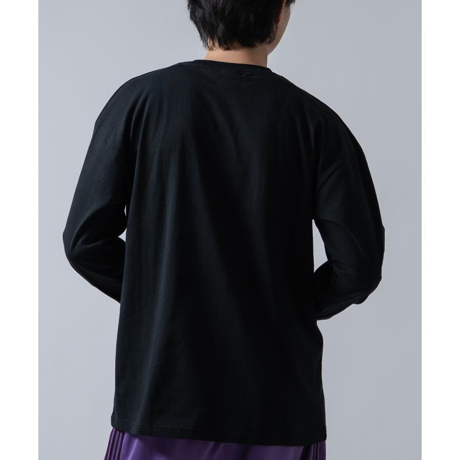 長袖Tシャツ メンズ SIDEWAY STANCE サイドウェイスタンス オリジナル ワンポイント 刺しゅう ロンT カットソー 通行止め バスターズ スケーター | improves | 15