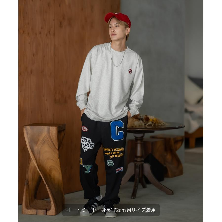 長袖Tシャツ メンズ SIDEWAY STANCE サイドウェイスタンス オリジナル ワンポイント 刺しゅう ロンT カットソー 通行止め バスターズ スケーター | improves | 17