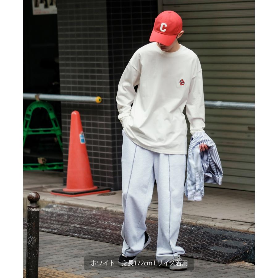 長袖Tシャツ メンズ SIDEWAY STANCE サイドウェイスタンス オリジナル ワンポイント 刺しゅう ロンT カットソー 通行止め バスターズ スケーター | improves | 06