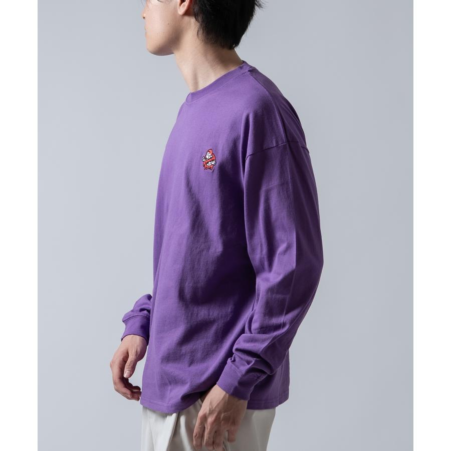 長袖Tシャツ メンズ SIDEWAY STANCE サイドウェイスタンス オリジナル ワンポイント 刺しゅう ロンT カットソー 通行止め バスターズ スケーター | improves | 06