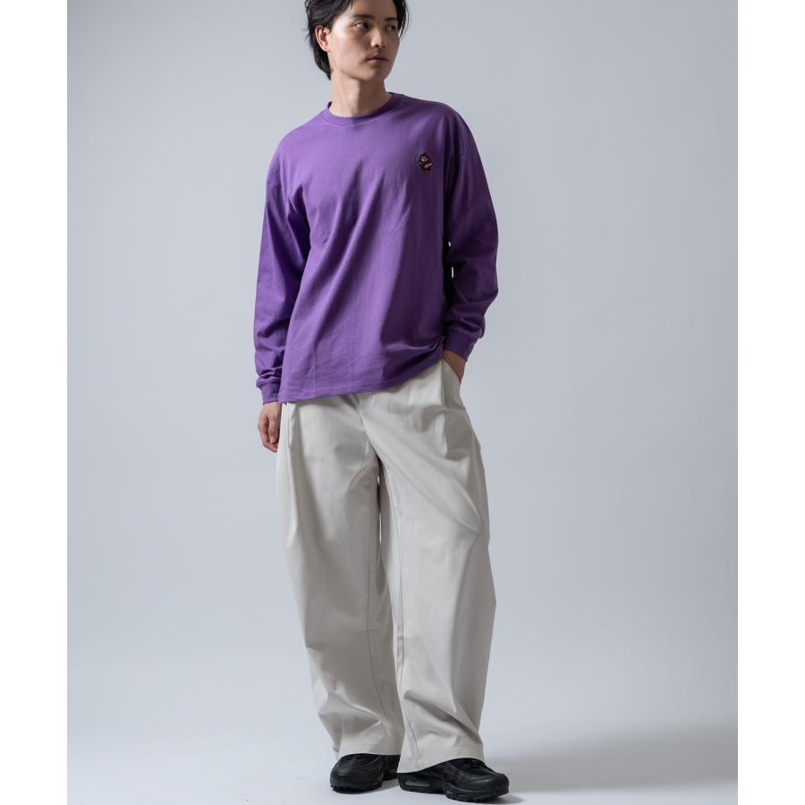 長袖Tシャツ メンズ SIDEWAY STANCE サイドウェイスタンス オリジナル ワンポイント 刺しゅう ロンT カットソー 通行止め バスターズ スケーター | improves | 08