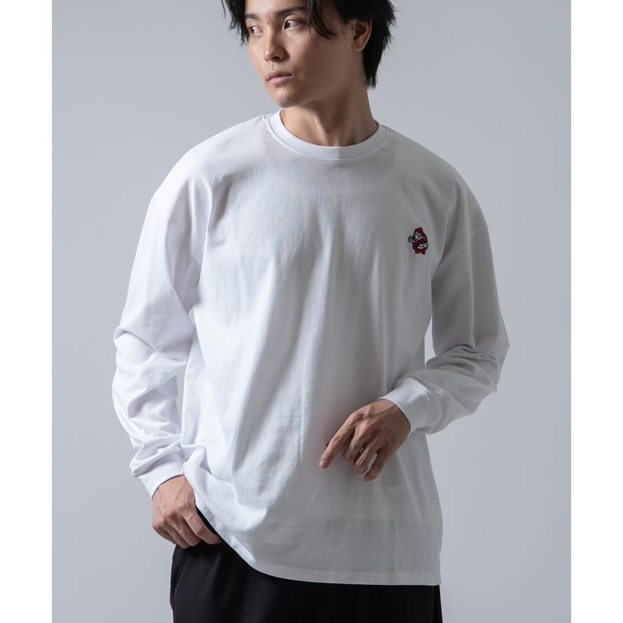 長袖Tシャツ メンズ SIDEWAY STANCE サイドウェイスタンス オリジナル ワンポイント 刺しゅう ロンT カットソー 通行止め バスターズ スケーター | improves | 09
