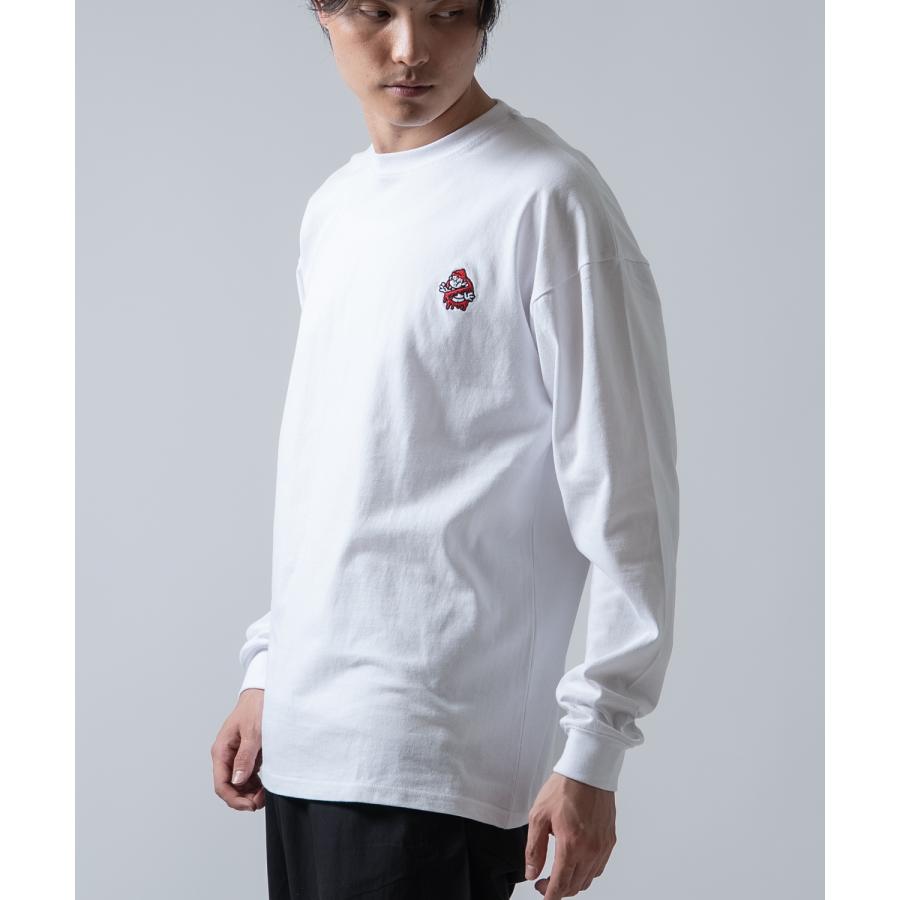 長袖Tシャツ メンズ SIDEWAY STANCE サイドウェイスタンス オリジナル ワンポイント 刺しゅう ロンT カットソー 通行止め バスターズ スケーター | improves | 10
