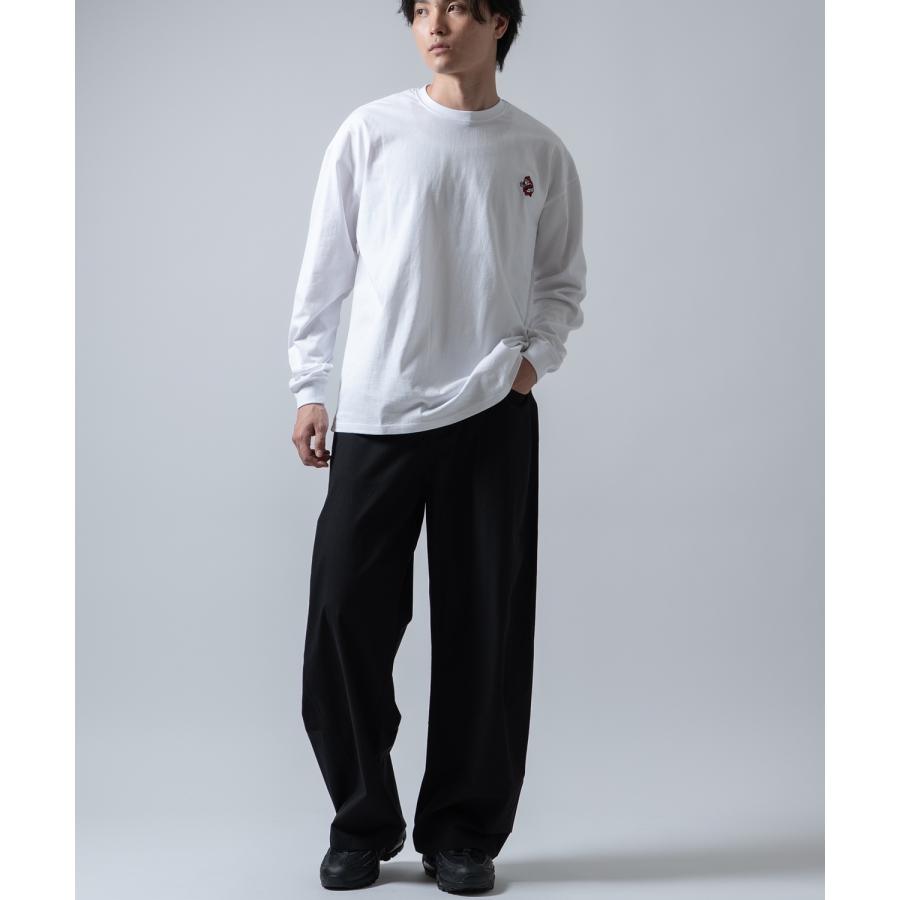 長袖Tシャツ メンズ SIDEWAY STANCE サイドウェイスタンス オリジナル ワンポイント 刺しゅう ロンT カットソー 通行止め バスターズ スケーター | improves | 12