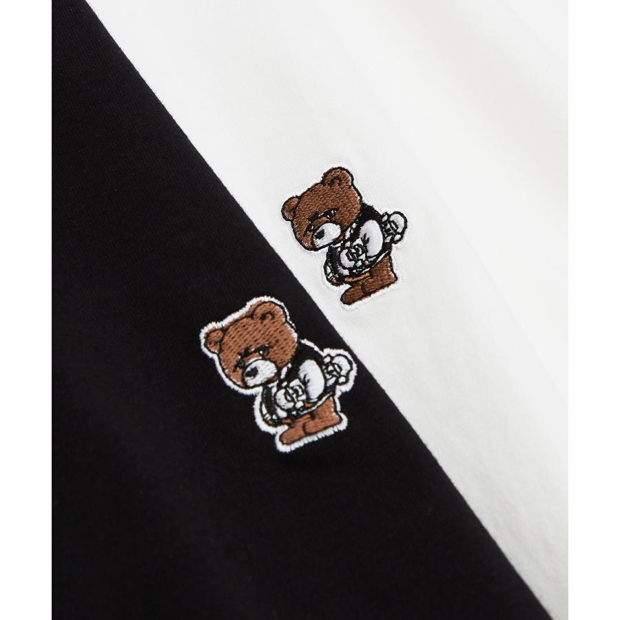 長袖Tシャツ メンズ SIDEWAY STANCE サイドウェイスタンス オリジナル ワンポイント 刺しゅう ロンT カットソー スケータークマ 大きめ アメカジ カジュアル | improves | 20