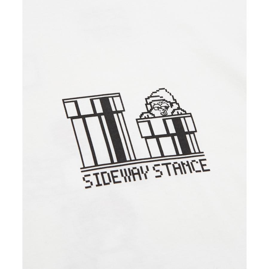 長袖Tシャツ メンズ SIDEWAY STANCE サイドウェイスタンス オリジナルプリント グラフィック ロンT レトロゲーム オーバーサイズ 大きめ｜improves｜21