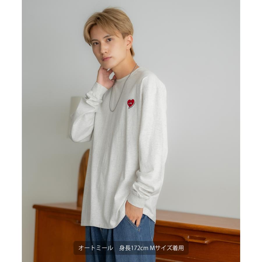 長袖Tシャツ メンズ SIDEWAY STANCE サイドウェイスタンス オリジナル ワンポイント 刺しゅう ロンT カットソー 通行止め バスターズ スケーター | improves | 15