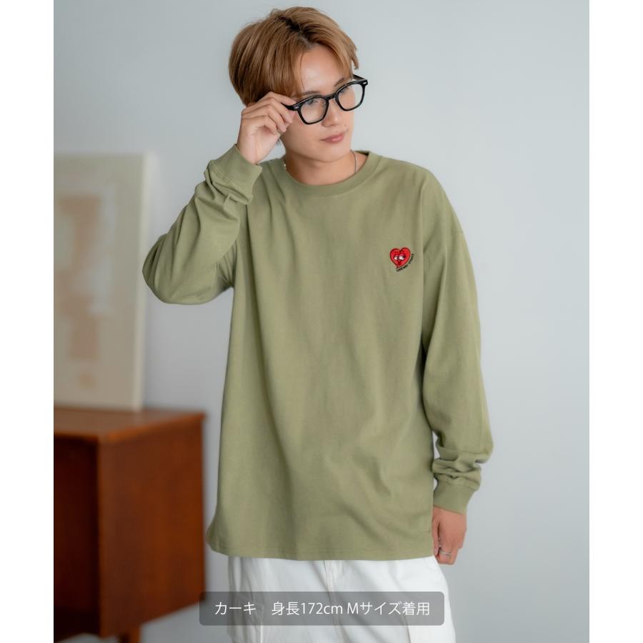 長袖Tシャツ メンズ SIDEWAY STANCE サイドウェイスタンス オリジナル ワンポイント 刺しゅう ロンT カットソー 通行止め バスターズ スケーター | improves | 19