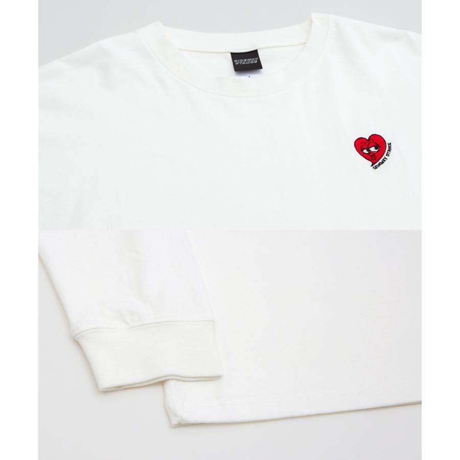 長袖Tシャツ メンズ SIDEWAY STANCE サイドウェイスタンス オリジナル ワンポイント 刺しゅう ロンT カットソー 通行止め バスターズ スケーター | improves | 23