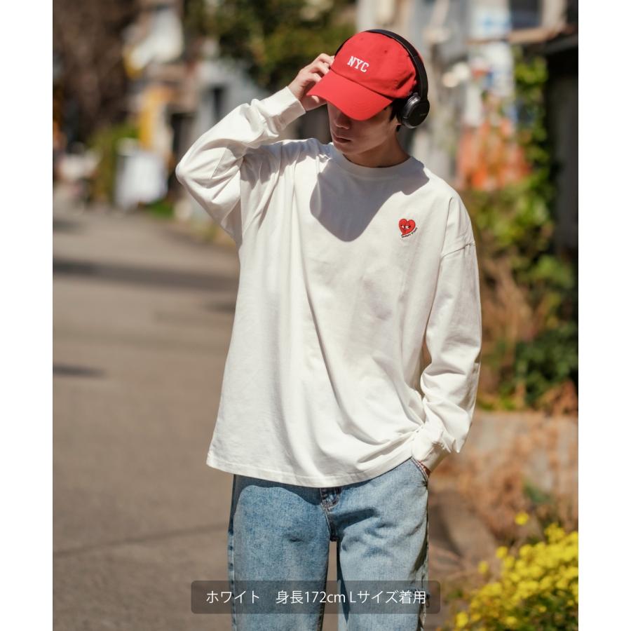 長袖Tシャツ メンズ SIDEWAY STANCE サイドウェイスタンス オリジナル ワンポイント 刺しゅう ロンT カットソー 通行止め バスターズ スケーター | improves | 06