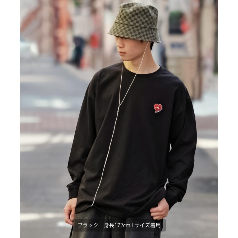 長袖Tシャツ メンズ SIDEWAY STANCE サイドウェイスタンス オリジナル ワンポイント 刺しゅう ロンT カットソー 通行止め バスターズ スケーター | improves | 10