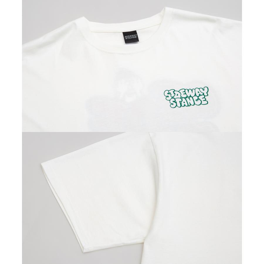 半袖Tシャツ メンズ SIDEWAY STANCE サイドウェイスタンス オリジナルプリント グラフィック いないいないばあ マスコット タギングロゴ オーバーサイズ 大きめ | improves | 23