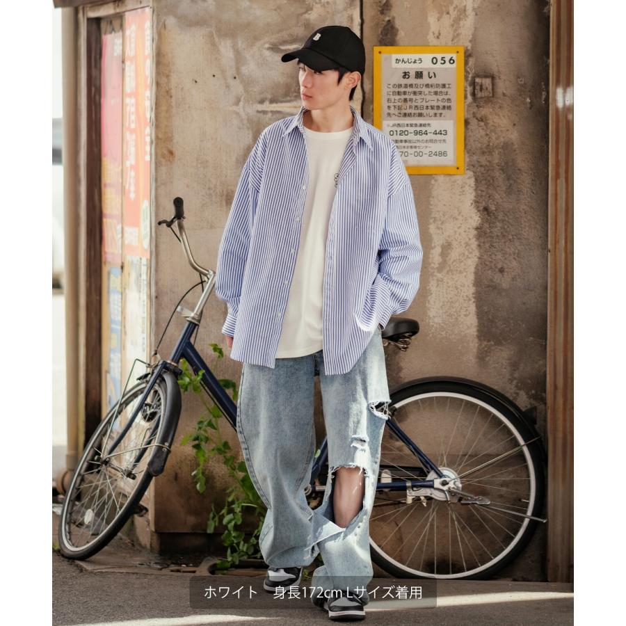 半袖Tシャツ メンズ SIDEWAY STANCE サイドウェイスタンス オリジナルプリント グラフィック いないいないばあ マスコット タギングロゴ オーバーサイズ 大きめ | improves | 07