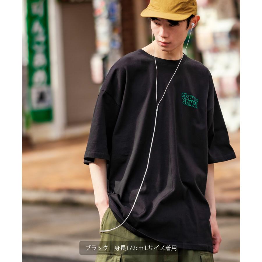 半袖Tシャツ メンズ SIDEWAY STANCE サイドウェイスタンス オリジナルプリント グラフィック いないいないばあ マスコット タギングロゴ オーバーサイズ 大きめ | improves | 11