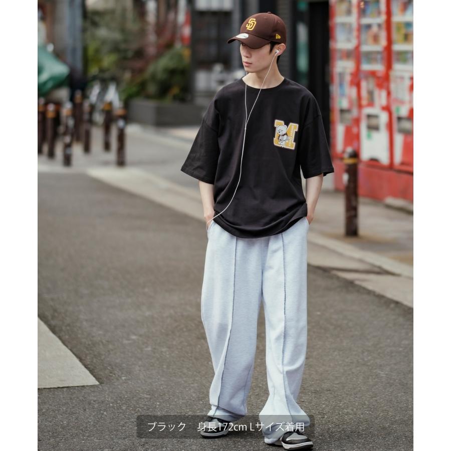 半袖Tシャツ メンズ SIDEWAY STANCE サイドウェイスタンス オリジナルプリント グラフィック スケータークマ マスコット カレッジロゴ オーバーサイズ 大きめ | improves | 18