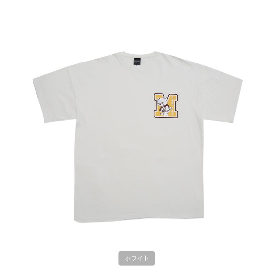 半袖Tシャツ メンズ SIDEWAY STANCE サイドウェイスタンス オリジナルプリント グラフィック スケータークマ マスコット カレッジロゴ オーバーサイズ 大きめ | improves | 19