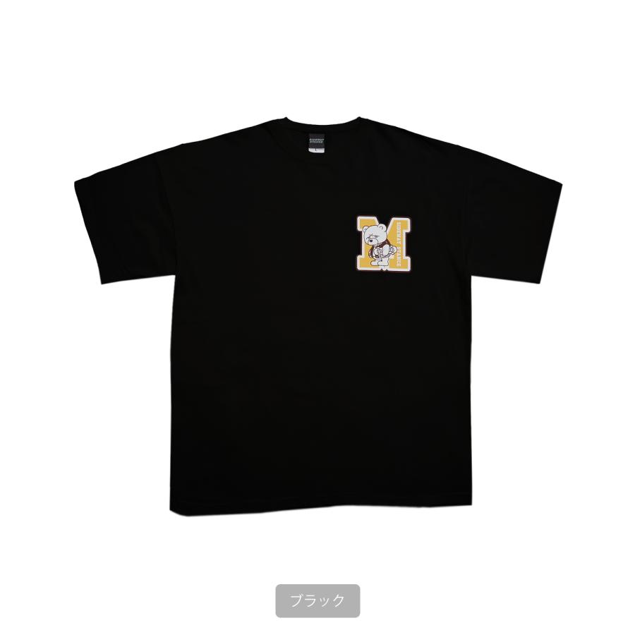 半袖Tシャツ メンズ SIDEWAY STANCE サイドウェイスタンス オリジナルプリント グラフィック スケータークマ マスコット カレッジロゴ オーバーサイズ 大きめ | improves | 20