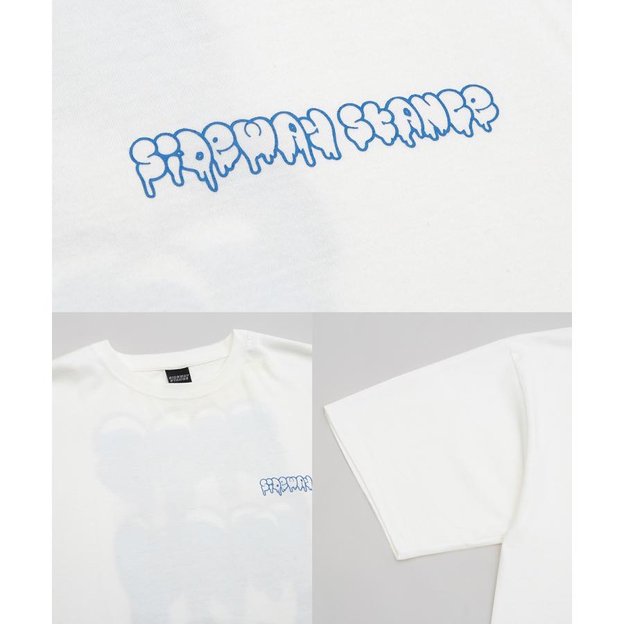 半袖Tシャツ メンズ SIDEWAY STANCE サイドウェイスタンス オリジナルプリント グラフィック ドリップロゴ タギングロゴ オーバーサイズ 大きめ | improves | 21