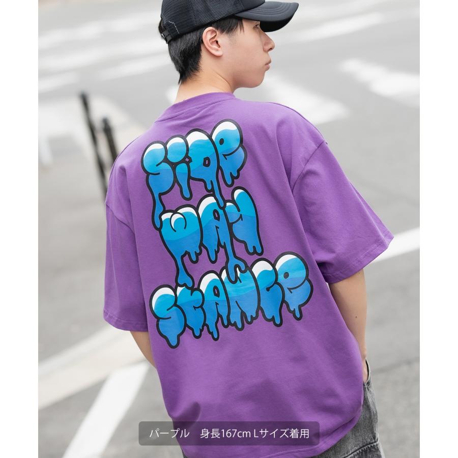 半袖Tシャツ メンズ SIDEWAY STANCE サイドウェイスタンス オリジナルプリント グラフィック ドリップロゴ タギングロゴ オーバーサイズ 大きめ | improves | 12