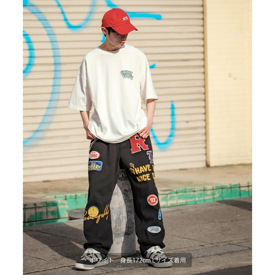 半袖Tシャツ メンズ SIDEWAY STANCE サイドウェイスタンス オリジナルプリント グラフィック 通行止め バスターズ マスコット オーバーサイズ 大きめ | improves | 09