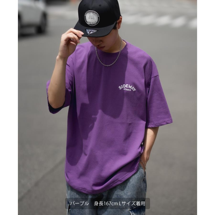 半袖Tシャツ メンズ SIDEWAY STANCE サイドウェイスタンス オリジナルプリント グラフィック 携帯ゲーム マスコット マスコット オーバーサイズ 大きめ | improves | 15