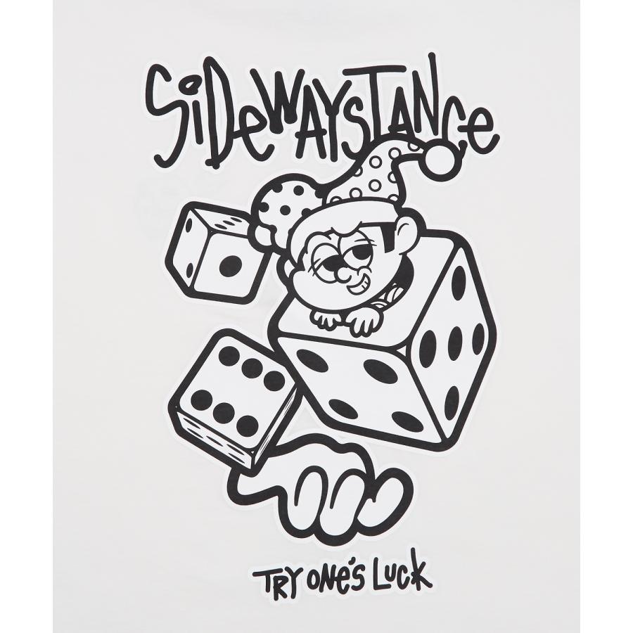 半袖Tシャツ メンズ SIDEWAY STANCE サイドウェイスタンス オリジナルプリント ダイス サイコロ タギング マスコット オーバーサイズ 大きめ | improves | 21