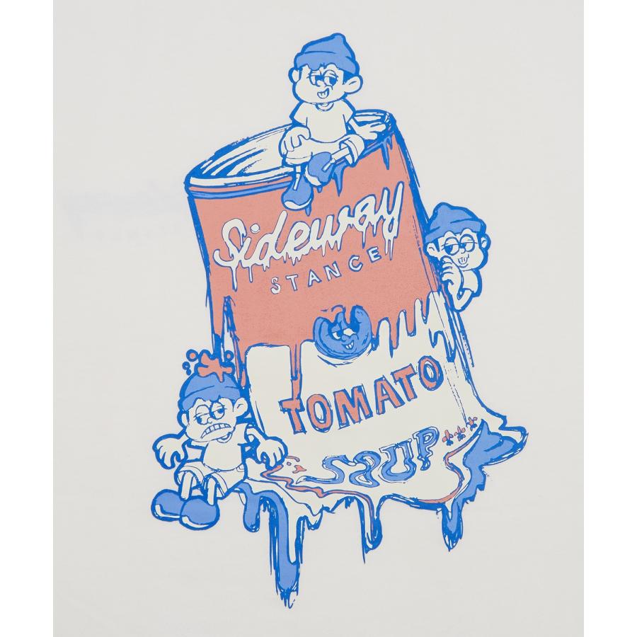 半袖Tシャツ メンズ SIDEWAY STANCE サイドウェイスタンス オリジナルプリント トマト缶 ボーイ オーバーサイズ 大きめ | improves | 18