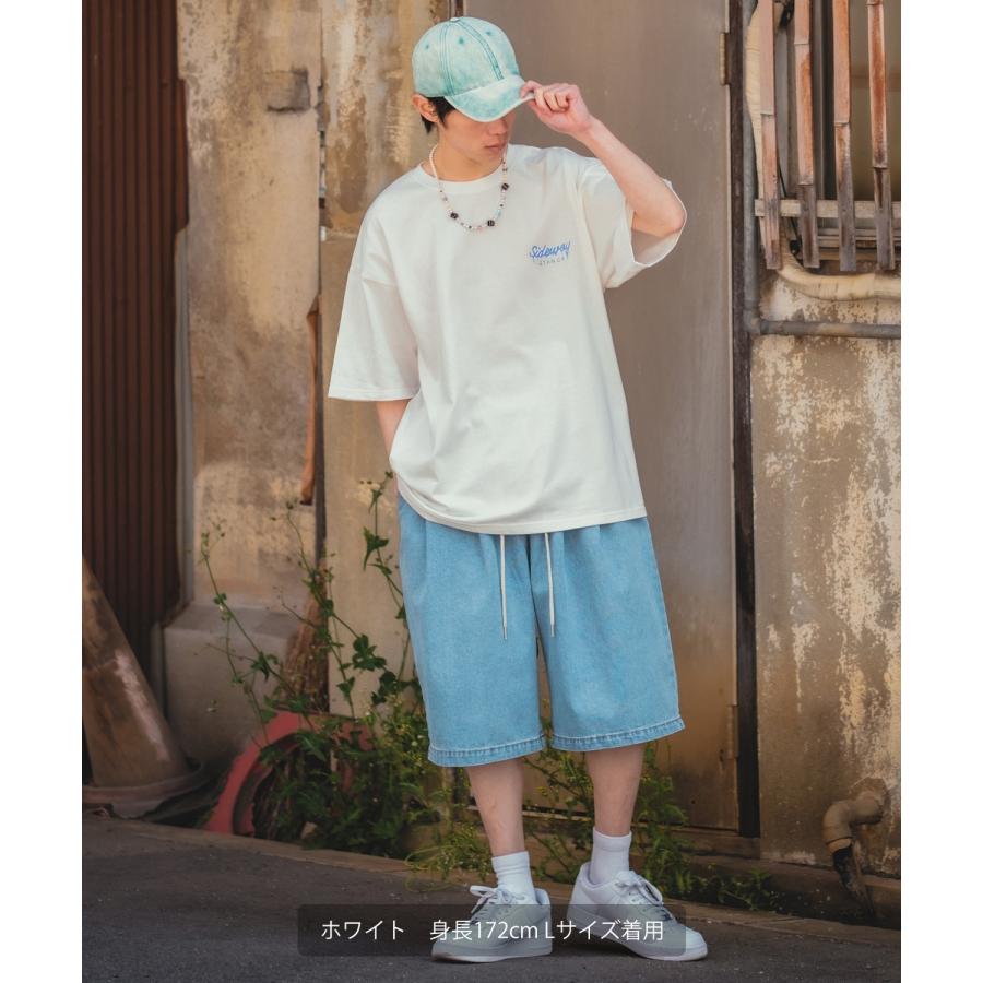 半袖Tシャツ メンズ SIDEWAY STANCE サイドウェイスタンス オリジナルプリント トマト缶 ボーイ オーバーサイズ 大きめ | improves | 08