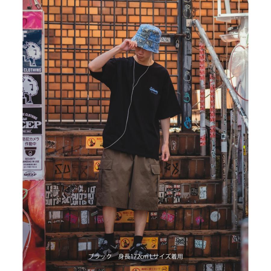 半袖Tシャツ メンズ SIDEWAY STANCE サイドウェイスタンス オリジナルプリント トマト缶 ボーイ オーバーサイズ 大きめ | improves | 12