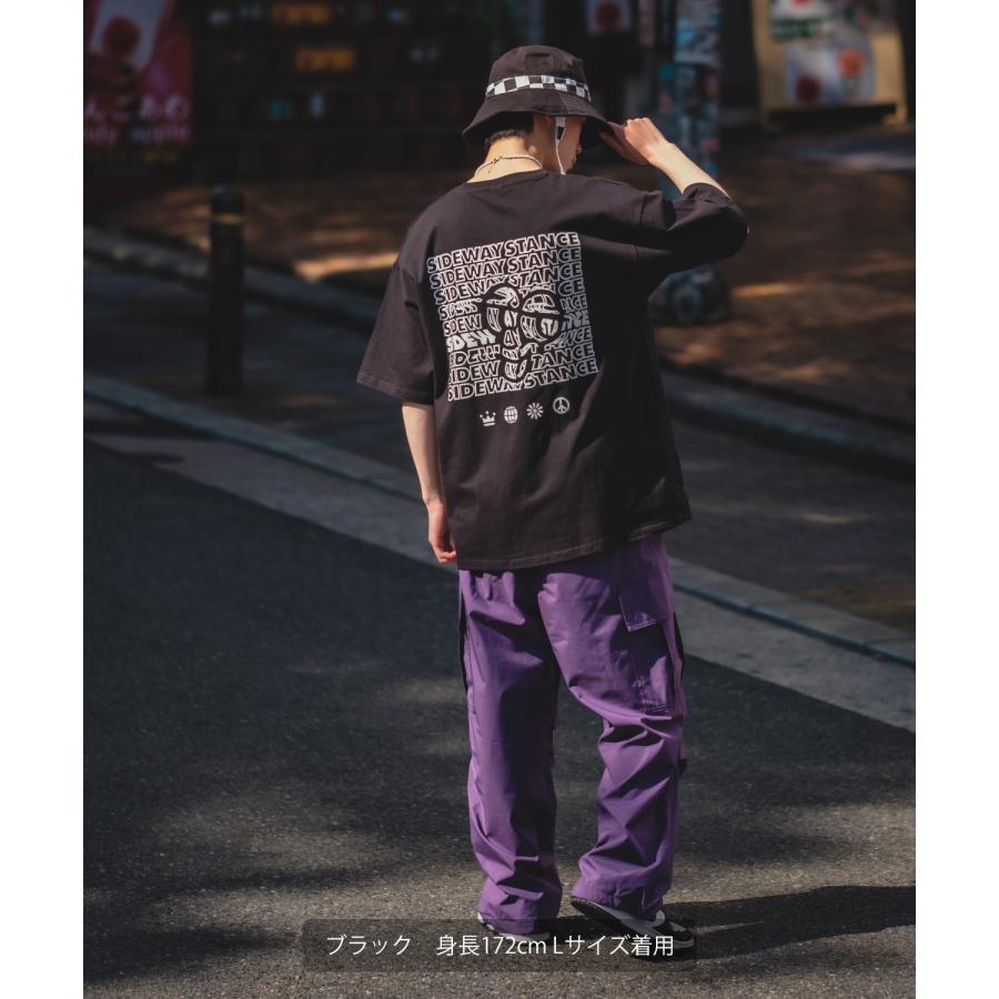 半袖Tシャツ メンズ SIDEWAY STANCE サイドウェイスタンス オリジナルプリント typo タイポ モノグラム オーバーサイズ 大きめ | improves | 17