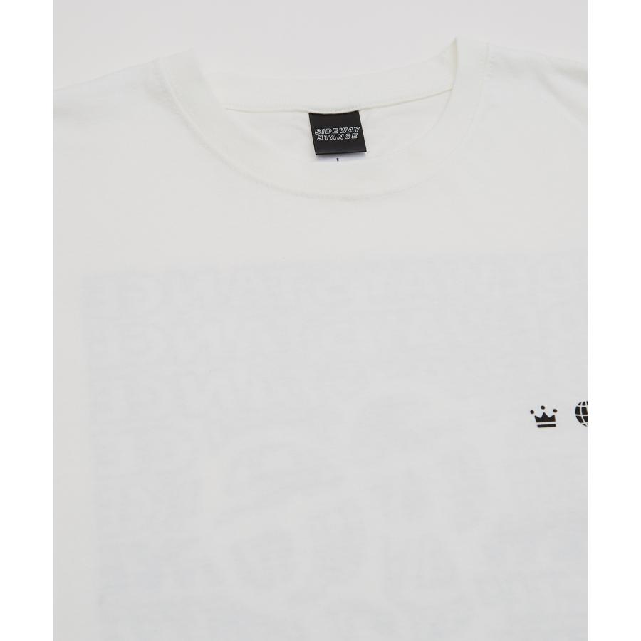 半袖Tシャツ メンズ SIDEWAY STANCE サイドウェイスタンス オリジナルプリント typo タイポ モノグラム オーバーサイズ 大きめ | improves | 21