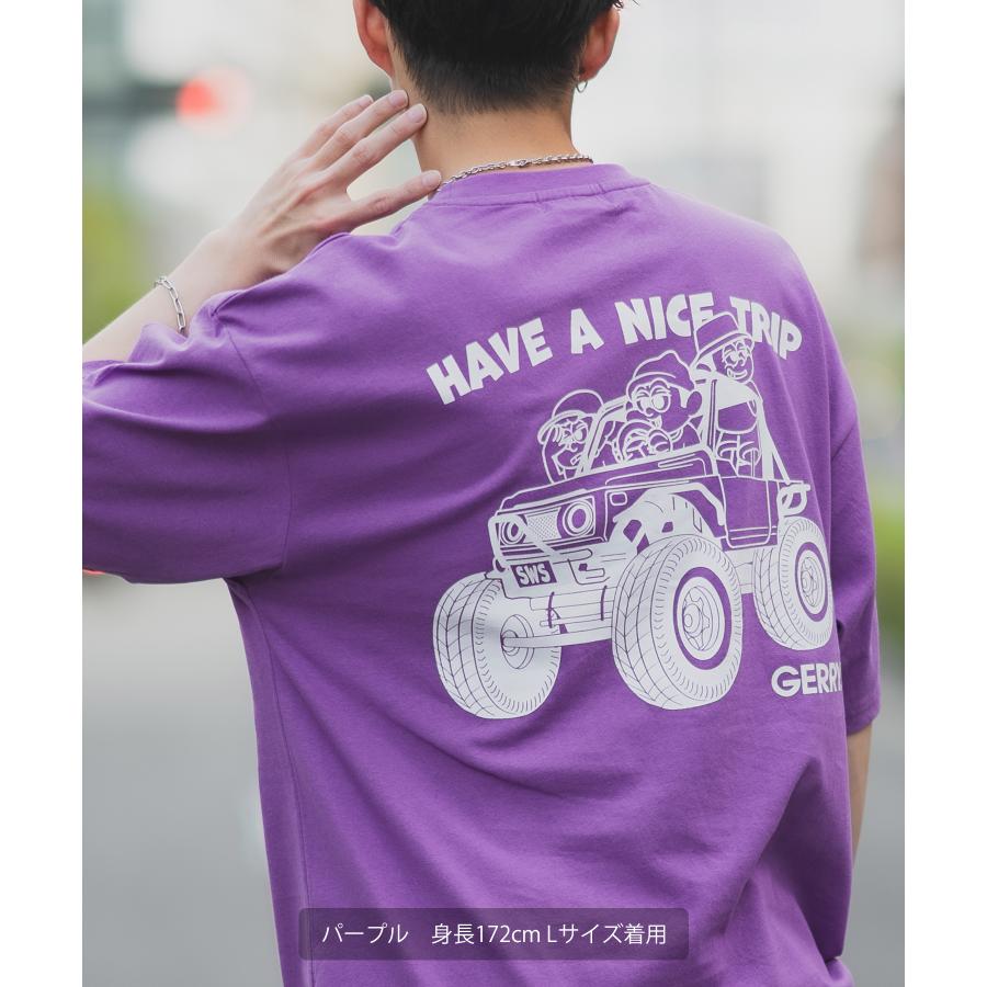 半袖Tシャツ メンズ GERRY×SIDEWAY STANCE ジェリー サイドウェイスタンス 別注コラボ プリント カットソー バギー アウトドア ストリート スケーター | GERRY | 17