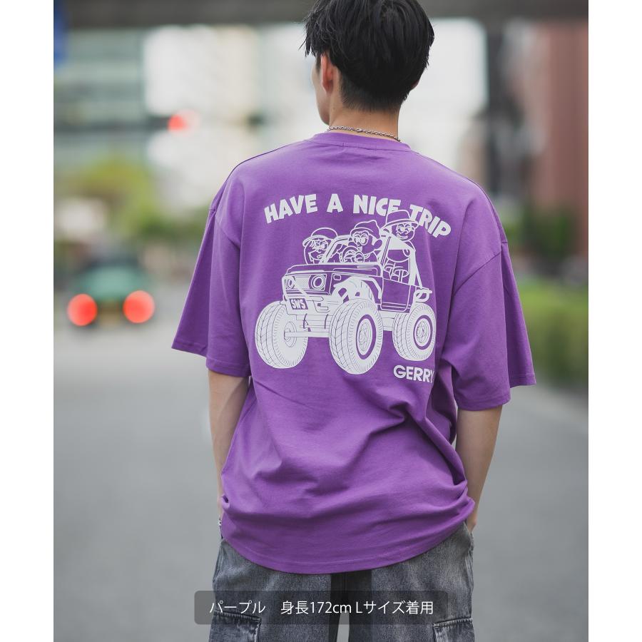 半袖Tシャツ メンズ GERRY×SIDEWAY STANCE ジェリー サイドウェイスタンス 別注コラボ プリント カットソー バギー アウトドア ストリート スケーター | GERRY | 18