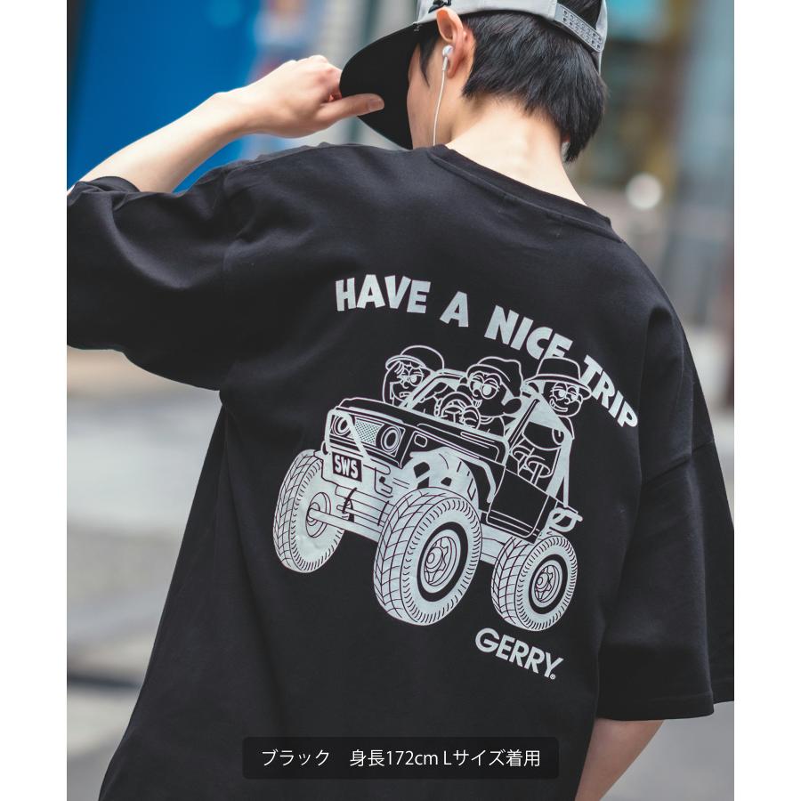 半袖Tシャツ メンズ GERRY×SIDEWAY STANCE ジェリー サイドウェイスタンス 別注コラボ プリント カットソー バギー アウトドア ストリート スケーター | GERRY | 20