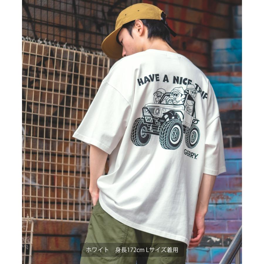 半袖Tシャツ メンズ GERRY×SIDEWAY STANCE ジェリー サイドウェイスタンス 別注コラボ プリント カットソー バギー アウトドア ストリート スケーター | GERRY | 22