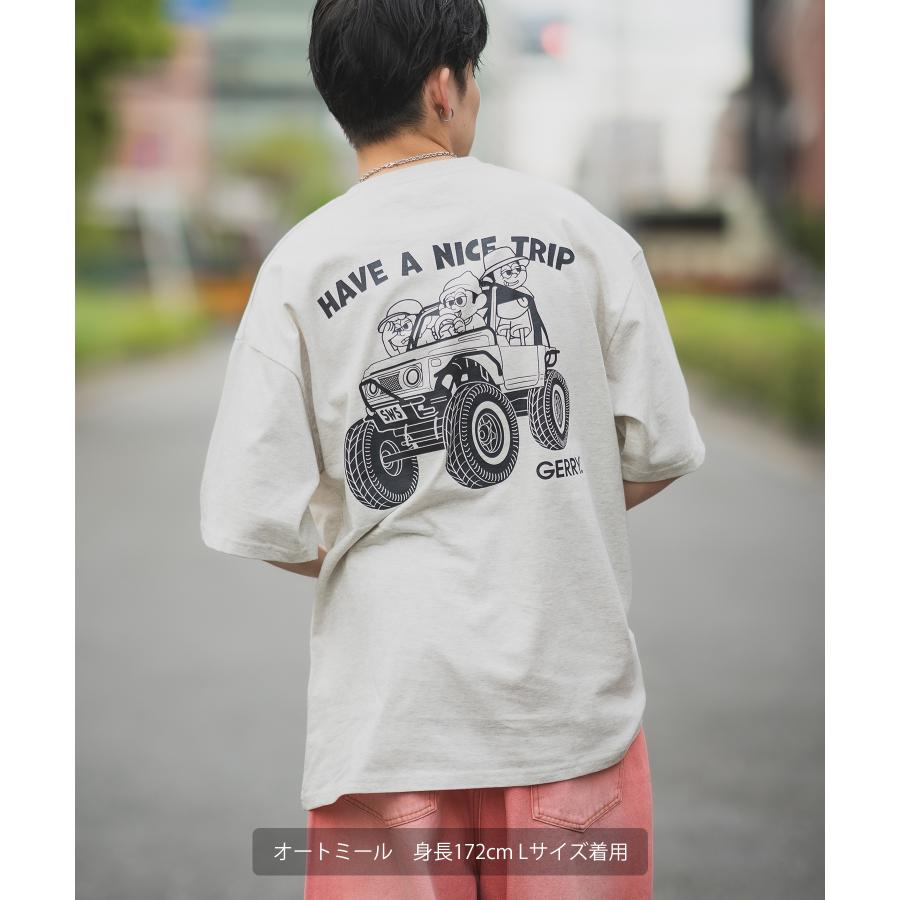 半袖Tシャツ メンズ GERRY×SIDEWAY STANCE ジェリー サイドウェイスタンス 別注コラボ プリント カットソー バギー アウトドア ストリート スケーター | GERRY | 08