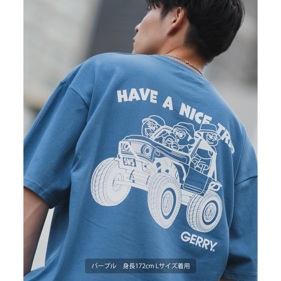 半袖Tシャツ メンズ GERRY×SIDEWAY STANCE ジェリー サイドウェイスタンス 別注コラボ プリント カットソー バギー アウトドア ストリート スケーター | GERRY | 12