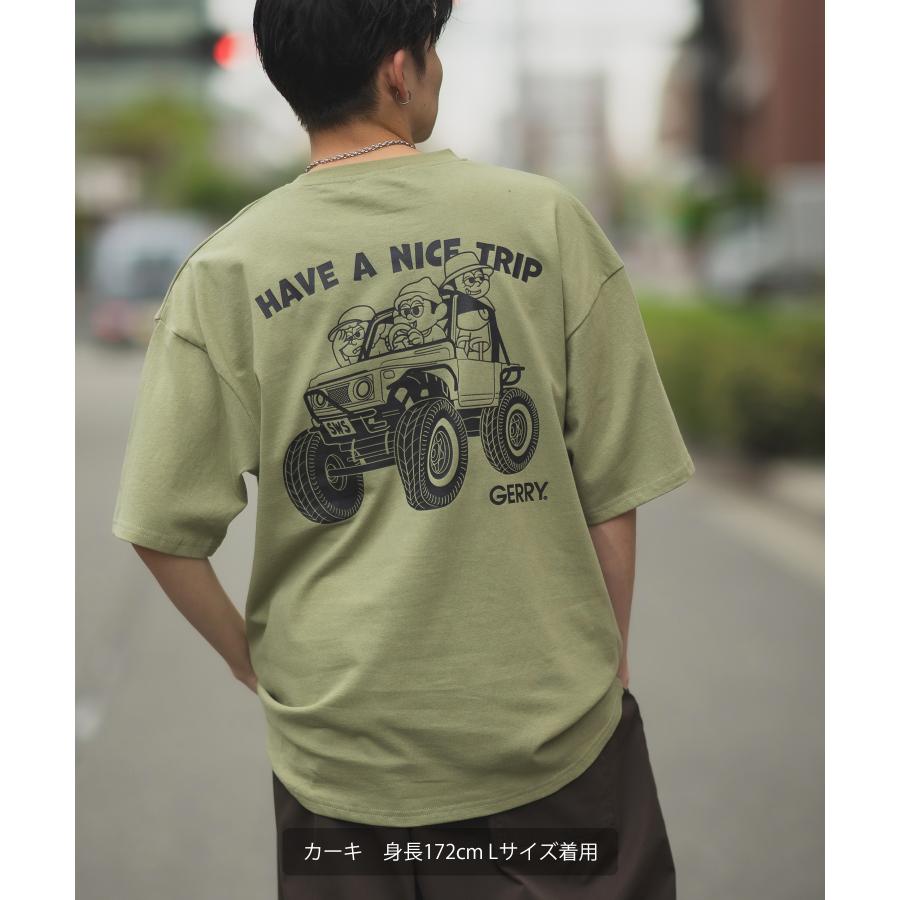 半袖Tシャツ メンズ GERRY×SIDEWAY STANCE ジェリー サイドウェイスタンス 別注コラボ プリント カットソー バギー アウトドア ストリート スケーター | GERRY | 14