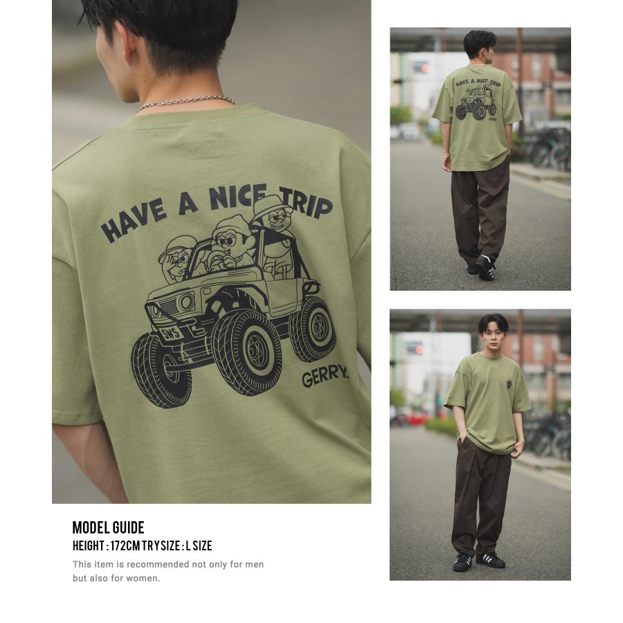 半袖Tシャツ メンズ GERRY×SIDEWAY STANCE ジェリー サイドウェイスタンス 別注コラボ プリント カットソー バギー アウトドア ストリート スケーター | GERRY | 15