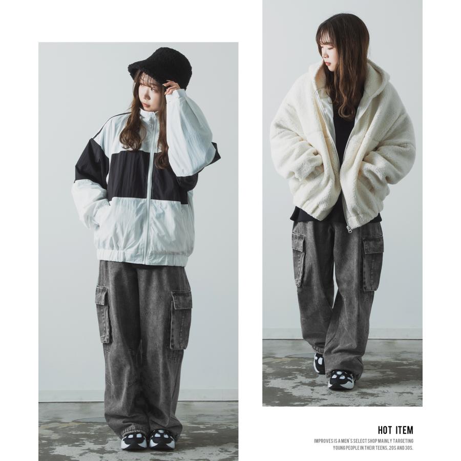 デニムパンツ メンズ SIDEWAY STANCE サイドウェイスタンス ジーンズ ワイドパンツ カーゴパンツ ケミカルウォッシュ | improves | 17