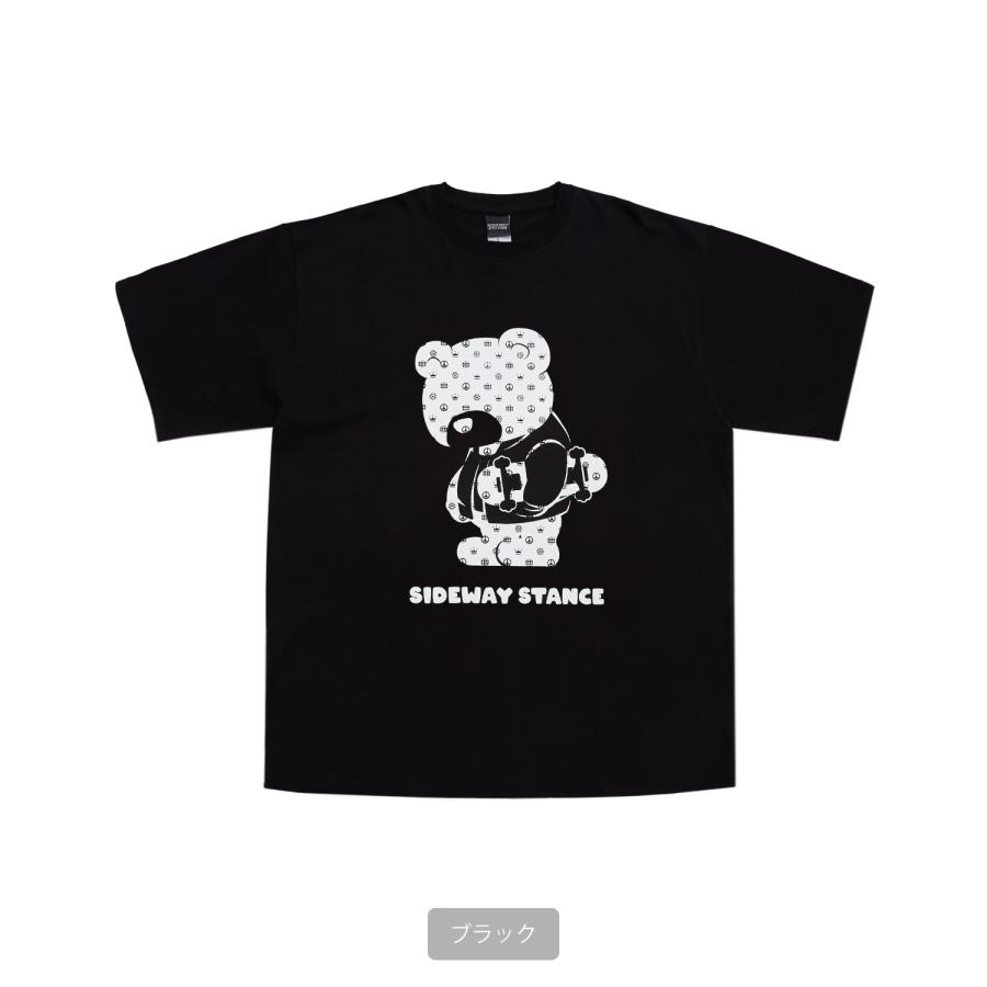 半袖Tシャツ メンズ SIDEWAY STANCE サイドウェイスタンス オリジナルプリント グラフィック モノグラム ベア オーバーサイズ 大きめ | improves | 19